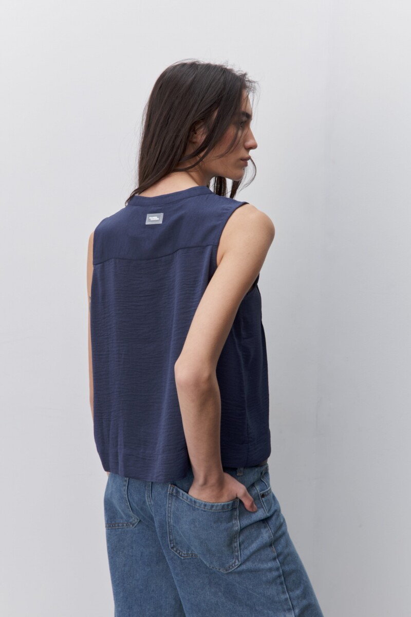 BLUSA NUPA Azul Marino