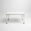 Mesa Ratona blanca con patas de metal - PRODUCTO CON DETALLES Mesa Ratona blanca con patas de metal - PRODUCTO CON DETALLES