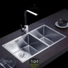 Pileta de cocina DREAM pileta y media inox(304) 76x42x23 cm Pileta De Cocina Dream Pileta Y Media Inox(304) 76x42x23 Cm