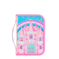 Cartuchera FOOTY Castillo Rectangular Rosado