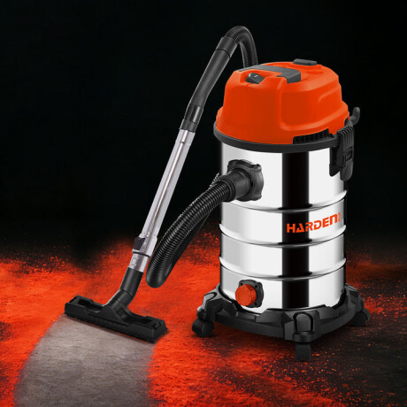ASPIRADORA SECO-HUMEDO 30LT TANQUE AC INOX 1600W HARDEN ++ N/a