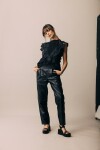 Leather Babucha Negro
