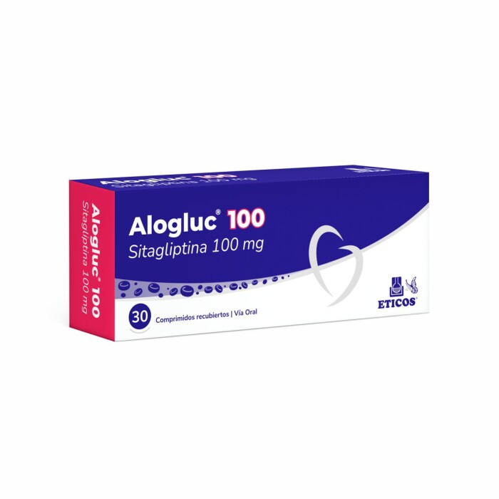 ALOGLUC 100 MG CJ X 30 COMPR. REC. única