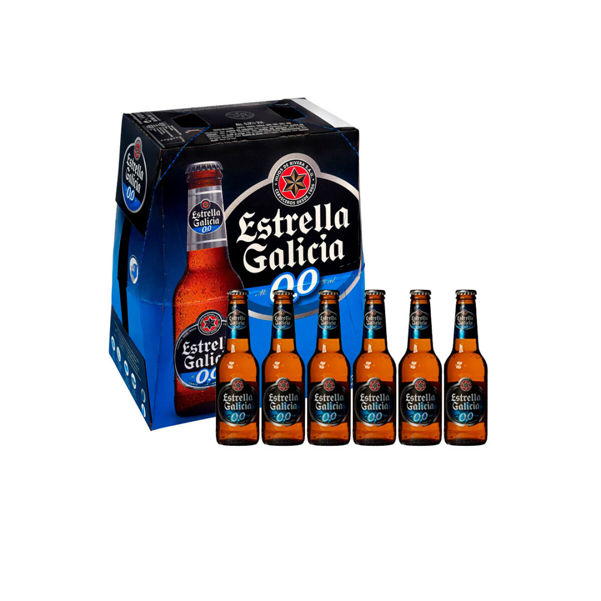 Cerveza Estrella Galicia Sin Alcohol Pack Botellax6 250ml 