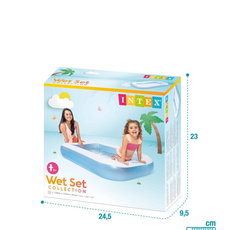 INTEX PISCINA RECTANGULAR NIÑOS PISO INFLABLE Intex Piscina Rectangular Niños Piso Inflable