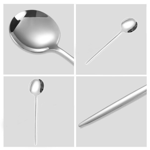 Cuchara de acero inoxidable 18.5cm Cuchara De Acero Inoxidable 18.5cm