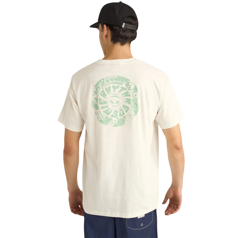 Remera Rhythm Vortex Vintage - Blanco Remera Rhythm Vortex Vintage - Blanco