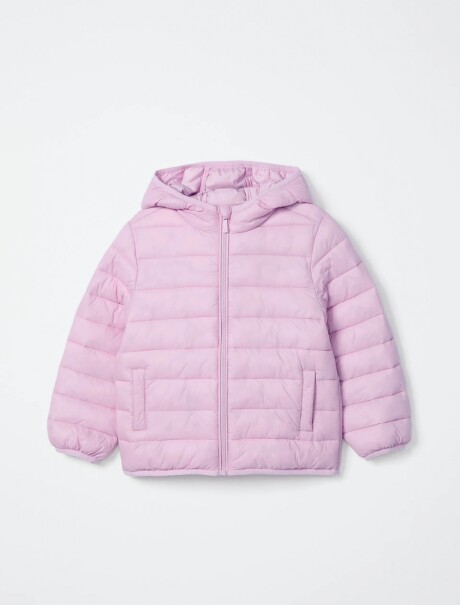 CAMPERA UNISSEX PUFFER CON CAPUCHA Y BOLSILLOS VERDE
