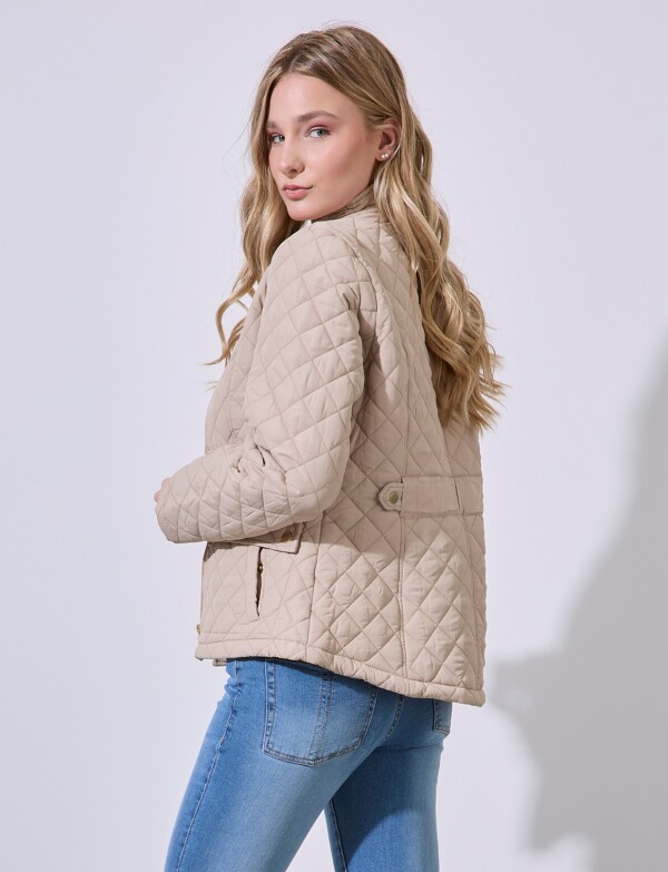 Campera Capitoneada BEIGE