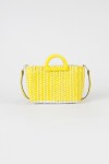 Tote con asa rígida amarillo