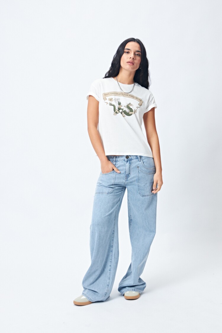 REMERA DRAMA Blanco