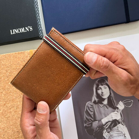 Billetera Cuero Troya Tostado