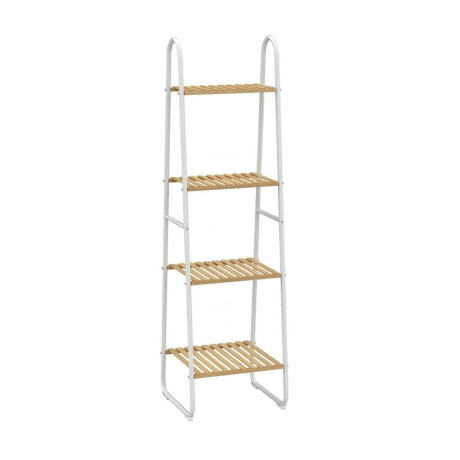 Estanteria 4 Niveles Bambu House Blanco