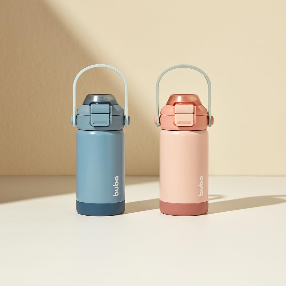 Vaso termico botella doble pared BUBA rosa