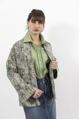 CHAQUETA C/ALGODON DUNA VERDE