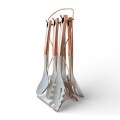 SET UTENSILIOS DE COCINA ROSA GOLS/BLANCO - 6 PIEZAS SET UTENSILIOS DE COCINA ROSA GOLS/BLANCO - 6 PIEZAS