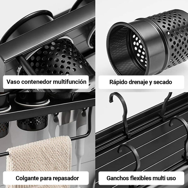 Estante Colgante Organizador de Cocina Ganchos Especieros Y Utensilios 58cm Imback Estante Colgante Organizador de Cocina Ganchos Especieros Y Utensilios 58cm Imback