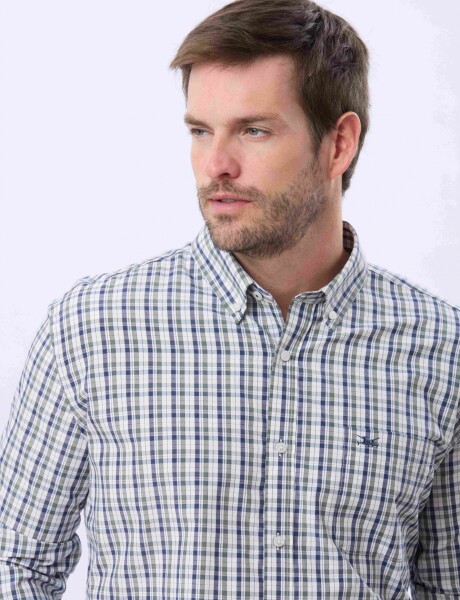 CAMISA CUADROS Azul
