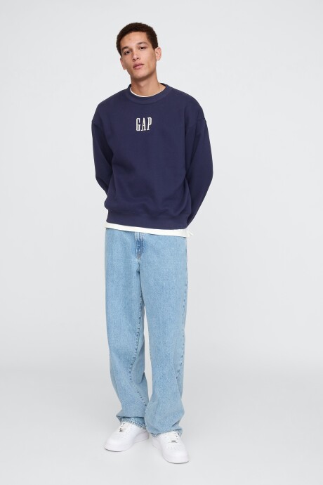 Buzo Deportivo Logo Gap Hombre Navy Uniform