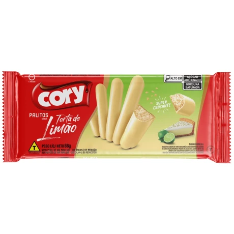 PALITOS BAÑADOS CORY 68G TORTA LIMON PALITOS BAÑADOS CORY 68G TORTA LIMON