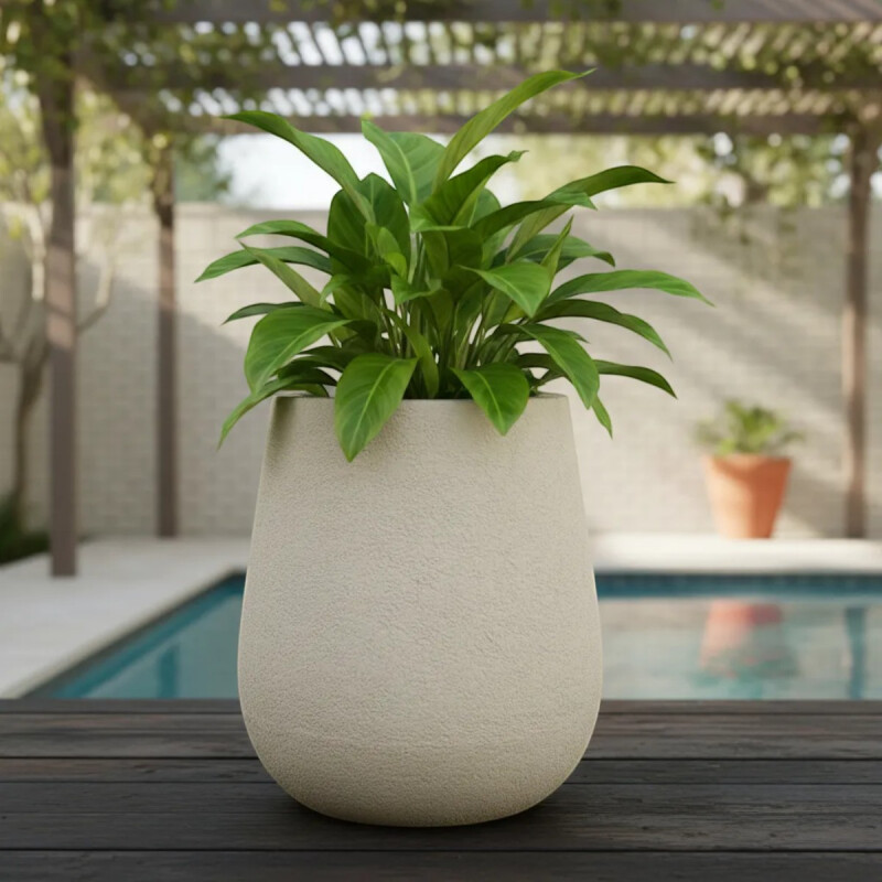 Maceta Plástico Mate 40 Arena