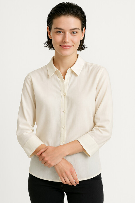 Camisa Kabak Marfil / Off White