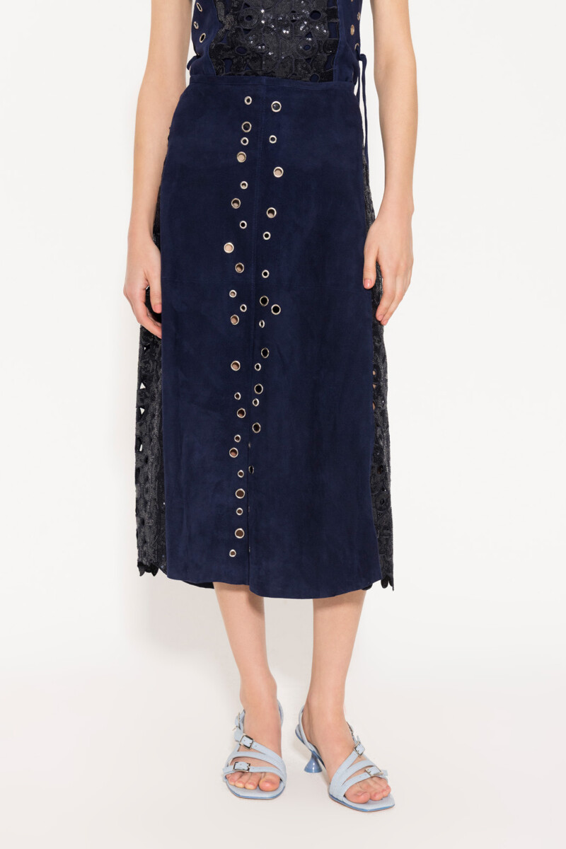 POLLERA SPRING Azul Marino