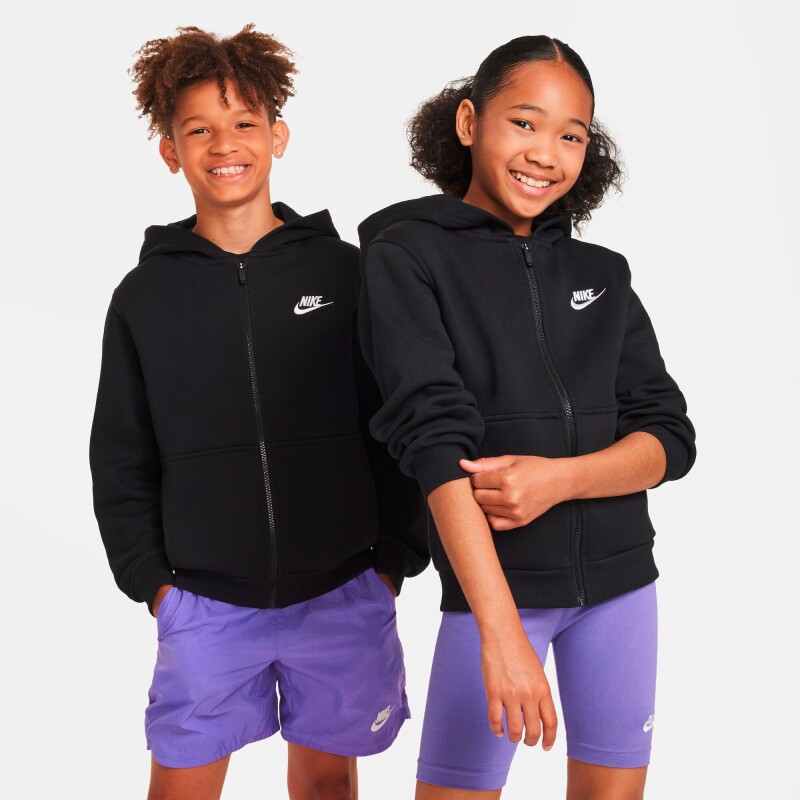 Abrigo Nike Sportswear Club Fleece Unisex Negro