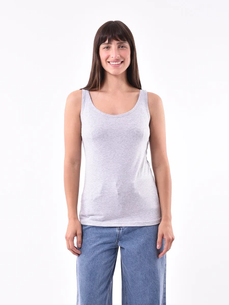 MUSCULOSA INTERIOR GRIS MELANGE M