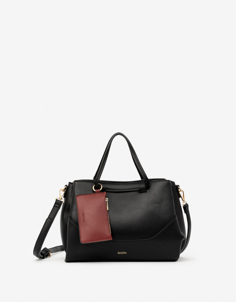 City Cartera City Con Monedero - Negro