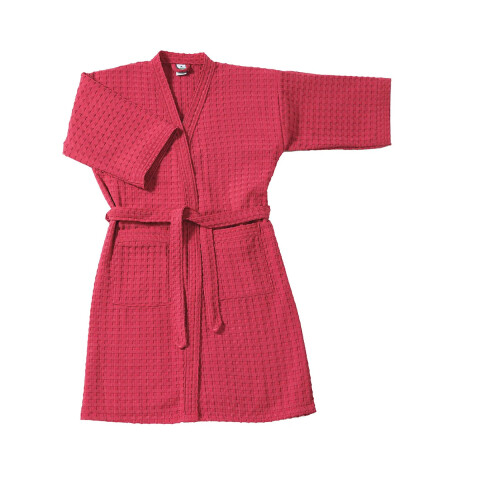 Bata de Cama Provenza Dohler 100% Microfibra Talle P Al XG ROJO