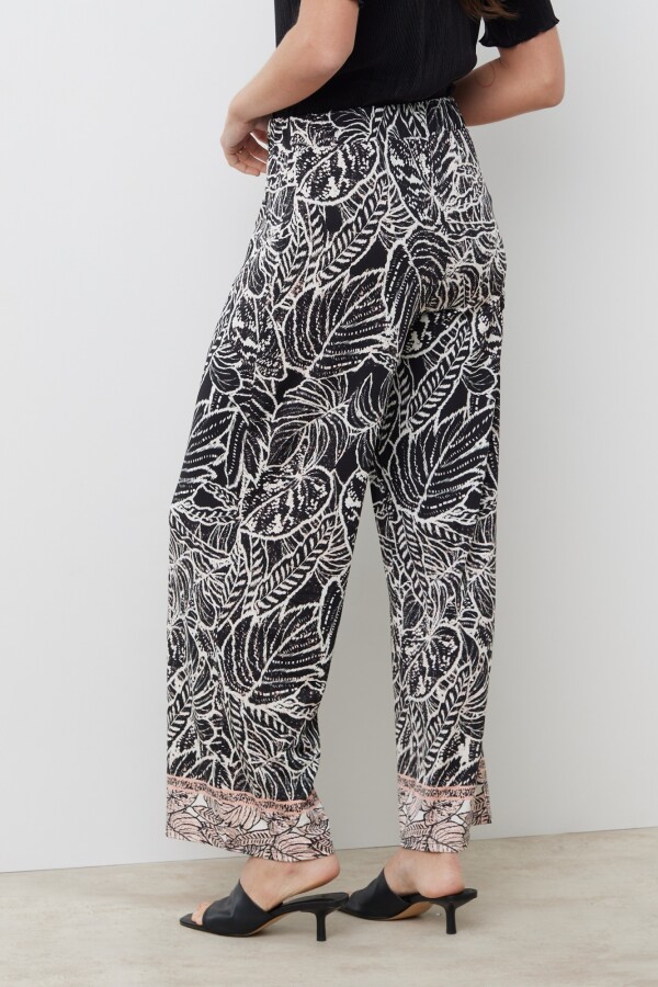 Pantalon Printed NEGRO/MULTI