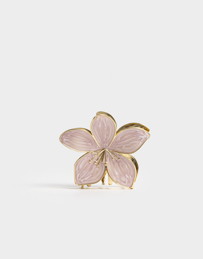 Broche Con flores Broche Con Flores - Combinacion Bicolor