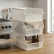 Set X3 Organizador calado línea apilable M BLANCO