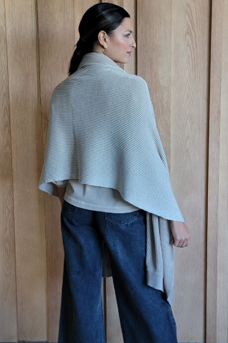 Bufandón Laurel Beige