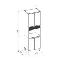 MUEBLE PARA 1 MICROONDAS MODELO ALLURE Mueble Para 1 Microondas Modelo Allure