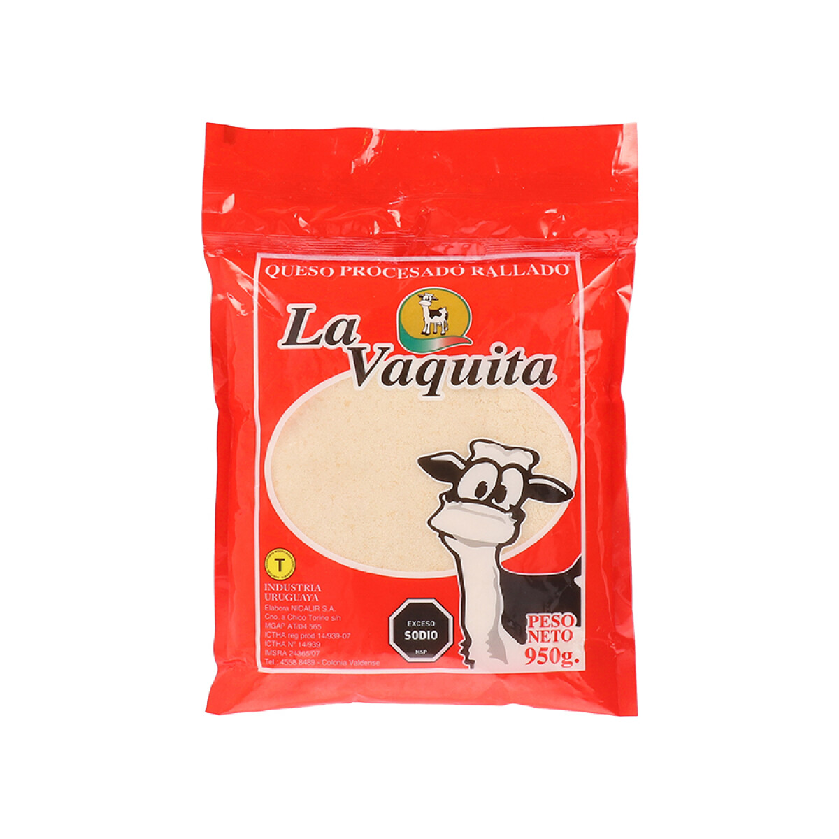 QUESO RALLADO LA VAQUITA 950G 
