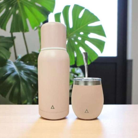 Kit Matero Rosa, Termo 750ml y Mate Sc