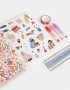 Librería Sets PVC Set De Librería Con Cuaderno A5 En Pouch - Combinacion Multicolor