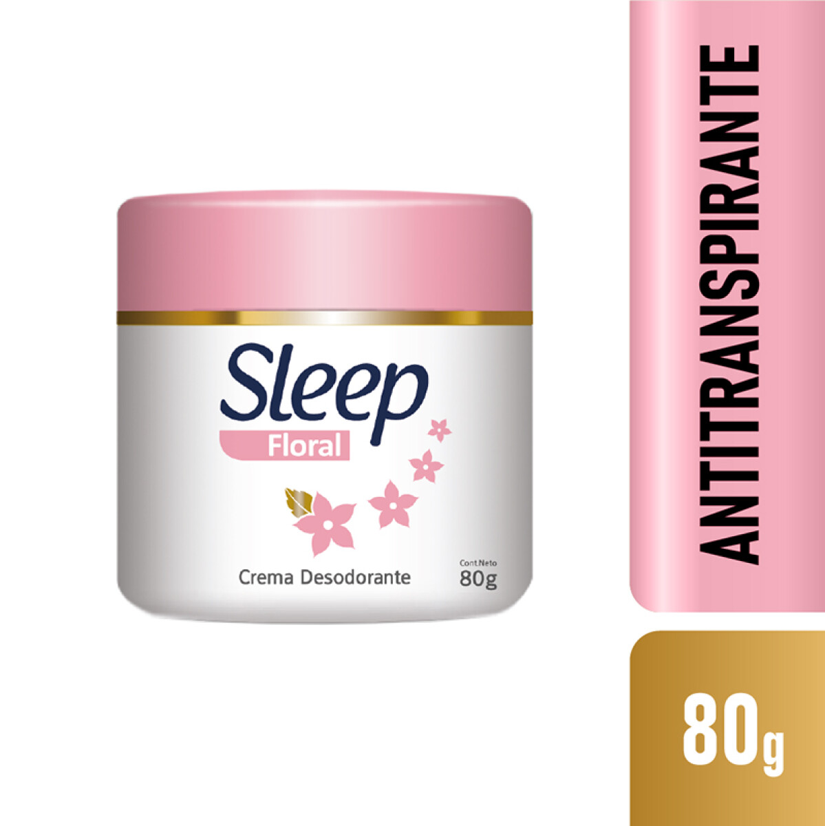 Crema antitranspirante Sleep - Floral 80 g 