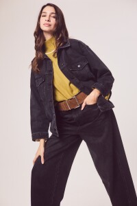 Campera Denim Negro