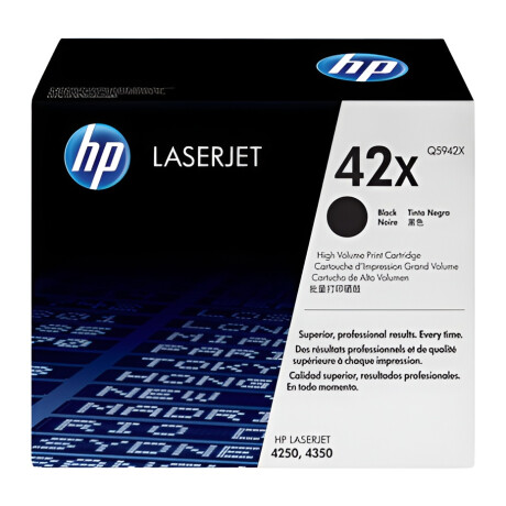 HP TONER Q5942X LJ 4250/4350; 20.000 COPIAS Hp Toner Q5942x Lj 4250/4350; 20.000 Copias