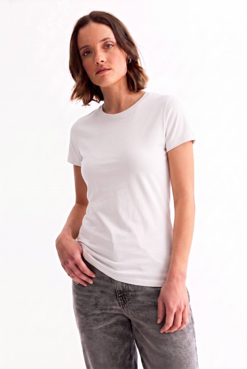 Remera cuello redondo ICONIC 150 - Blanco 