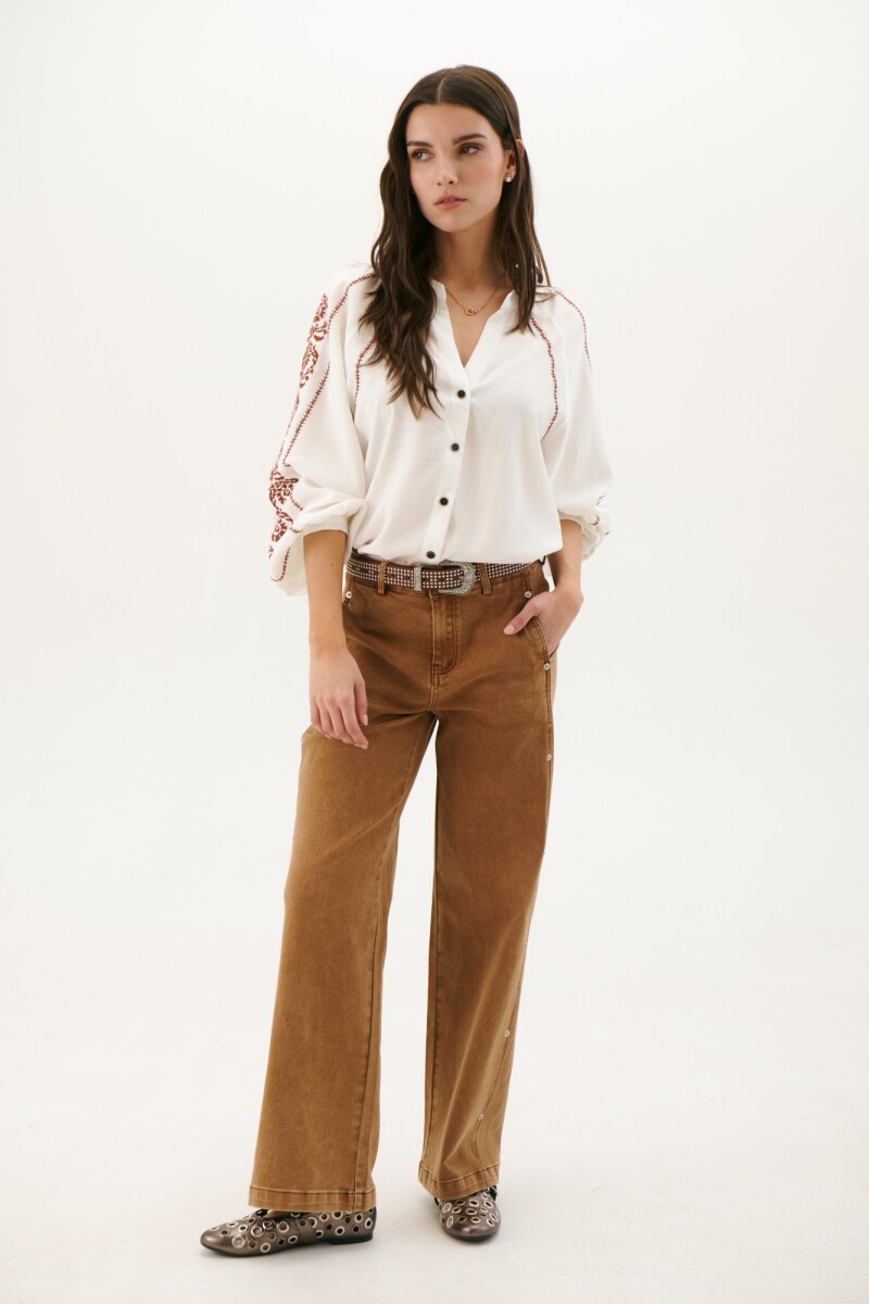 CAMISA INDI BLANCO