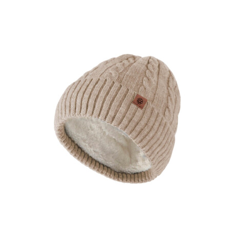 Set X 3 Gorro Lana + Guantes+ Bufanda Dama Calidad Beige