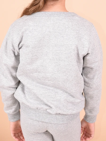 BUZO DEPORTIVO UNIFORME GRIS CLARO