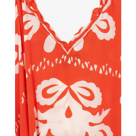 Vestido De Playa Combinacion Bicolor