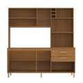 COCINA COMPACTA 8 PUERTAS 2 CAJONES BLUME - NATURAL/CHAMPAGNE COCINA COMPACTA 8 PUERTAS 2 CAJONES BLUME - NATURAL/CHAMPAGNE
