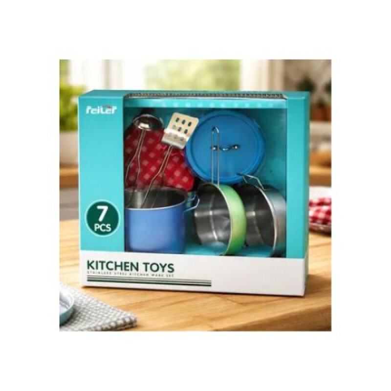 Kit de Accesorios De Cocina Metal 7 Pz Kit De Accesorios De Cocina Metal 7 Pz