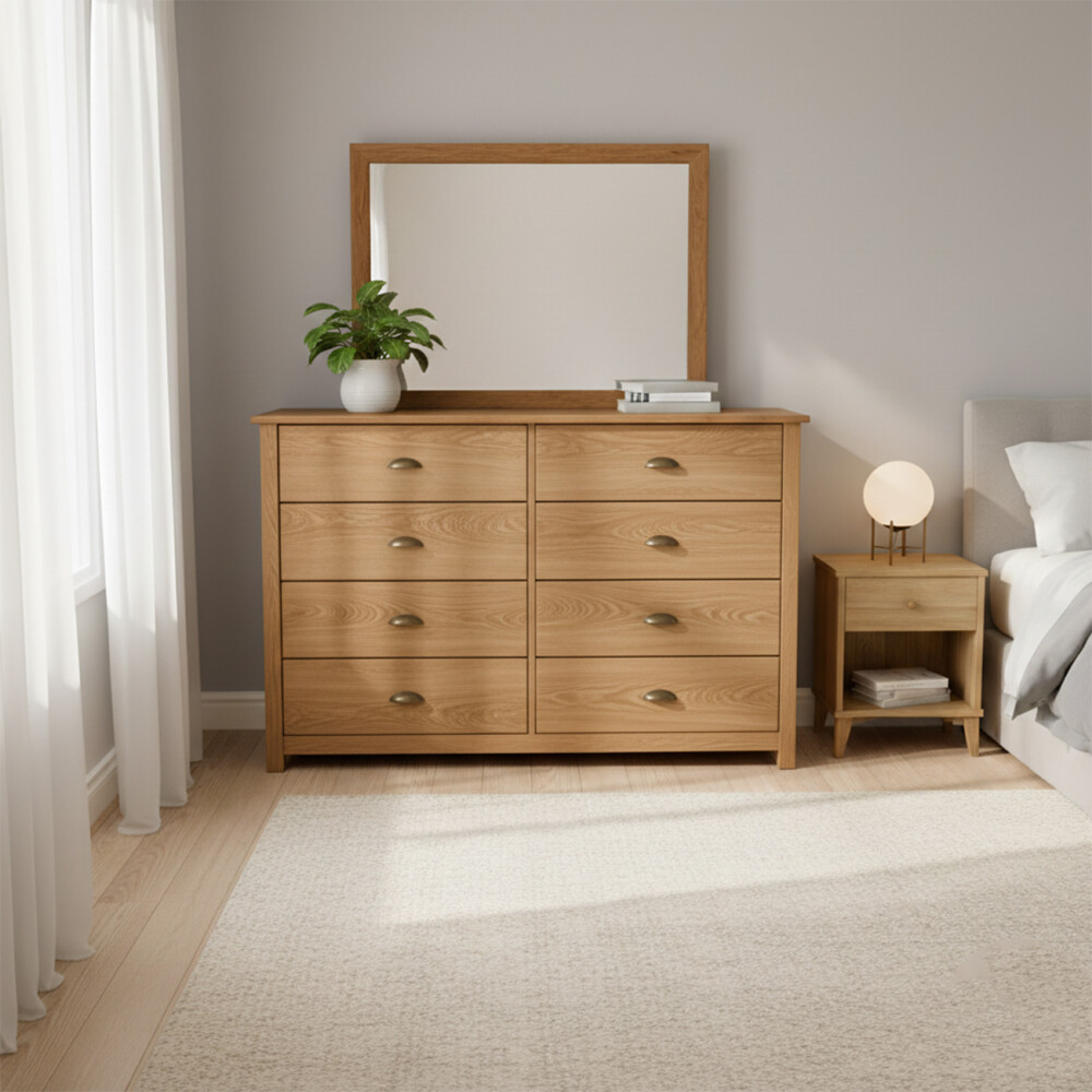 Cómoda 8 cajones - Linea Colonial Freijo